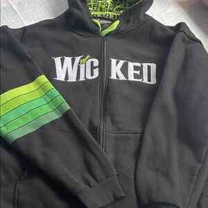 Wicked Black and Green Hoodie